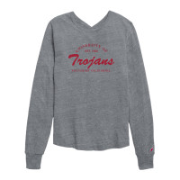 USC Trojans Women's League Gray Univ of So Cal Trojans Womens Intramural Long Sleve T-Shirt
